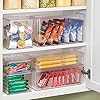 InterDesign-67230-CabinetKitchen-Binz-Stackable-Storage-Container-Plastic-Storage-Boxes-Clear-Medium iDesign 67230 Cabinet/Kitchen Binz Stackable Storage Container, Plastic Storage Boxes, Clear, Medium, 14 x 17 x 12.5 cm