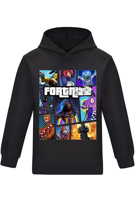 Boys Gamer Hoodies Size 10 12 Anime Game Hoodie 3D Printed