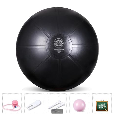 Wly&Home Exercise Ball (55-65Cm) EXTRA THICK Silla De Yoga ...