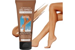 BZJSLT Leg Makeup Waterproof No Transfer, Leg Vein Cover up Makeup for Varicose Veins Waterproof Black Skin, Leg and Body Scar Cover up Makeup for Tattoo Cover Up (Brown Glow)