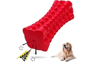 VANFINE Indestructible Squeaky Dog Toy – Tough Rubber Chew Toy for Aggressive Large Dogs, Durable and Safe for Interactive Play