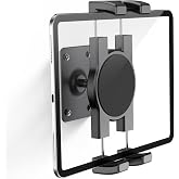 Tablet Wall Mount, 360&deg; Rotating iPad Wall Mount Holder Bracket Base Stand | Compatible with 4.7"-12.9" Tablets, Phones, iPad Pro/Mini/Air, Samsung, Kindle, Galaxy Tab, Ideal for Gym, Kitchen, Work Use