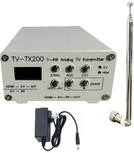 Amazon.com: RF Modulator RCA Coaxial Adapter, TV-TX200 VHF UHF