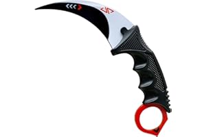 Karambit Knife Trainer No Offensive Karambit Trainer Stainless Steel Practice Training Knife Karambit Knife with Sheath for B