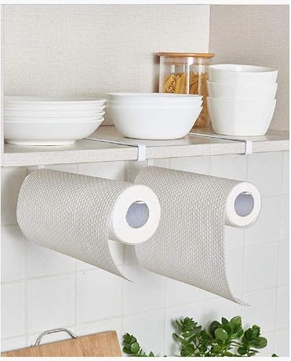 Buy Bengvo Paper Towel Hanger Underneath Cabinet Rack Paper Roll