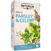 Imtenan Parsley And Celery Natural Drink Herbal Tea Bags Egypt Herbals Arab Herbs Egyptian Herb Non Gmo No Additives Kosher Halal ( 1 Pack = 18 Bag ) امتنان شاى البقدونس و الكرفس حلال