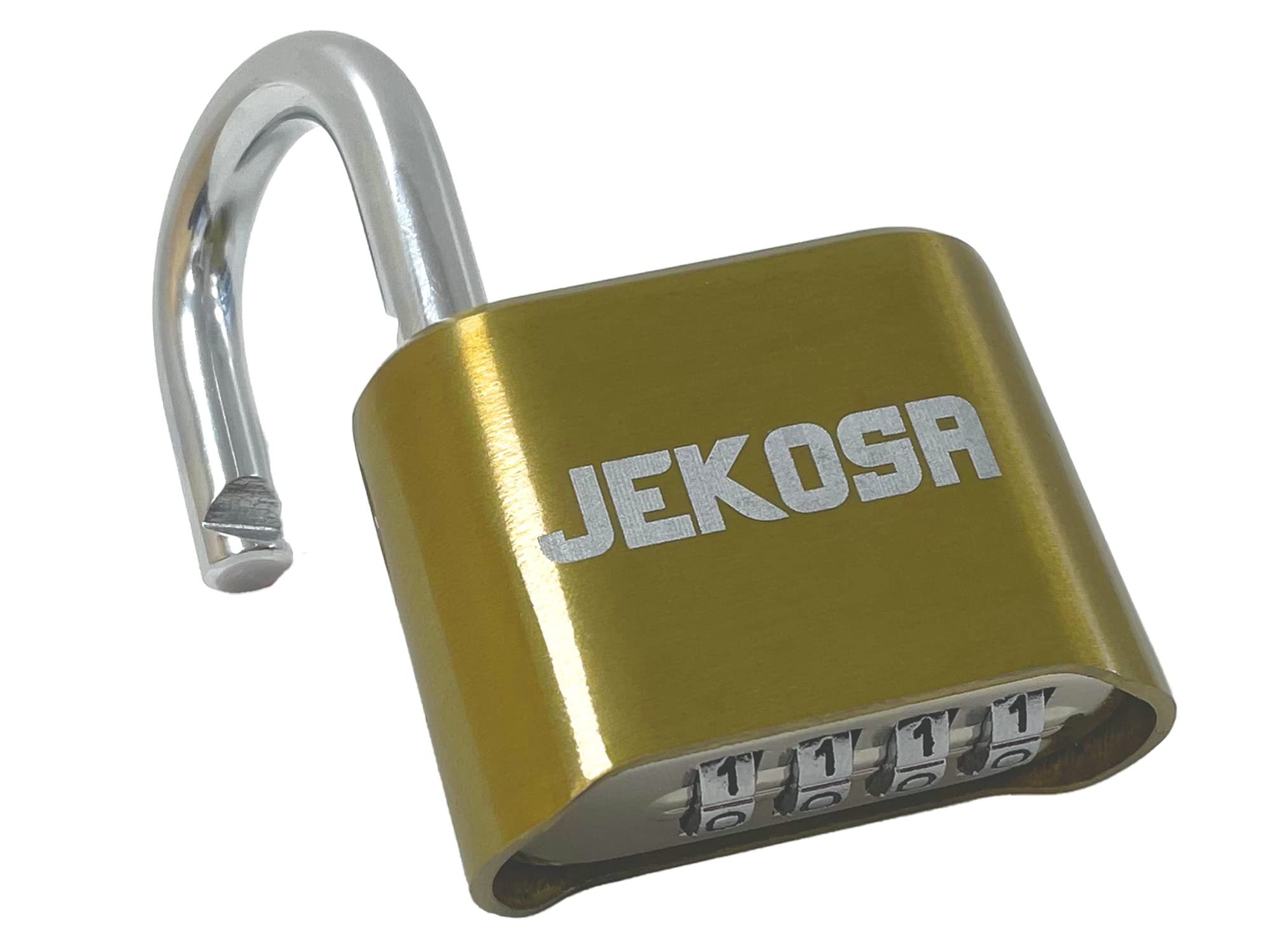 Jekosa® JKC50 [Waterproof] Heavy Duty Combination Padlock Outdoor - [No Key] 4 Digit Code Lock for Sheds, Gates, Lockers, Hasps