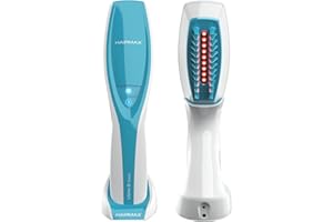Hairmax Ultima 9 Classic LaserComb -(FDA Cleared) Laser Hair Regrowth Treatment Device for Men & Women - Reverses Thinning Hair Loss - Red Light Therapy to Stimulate Hair Growth - Cordless Design