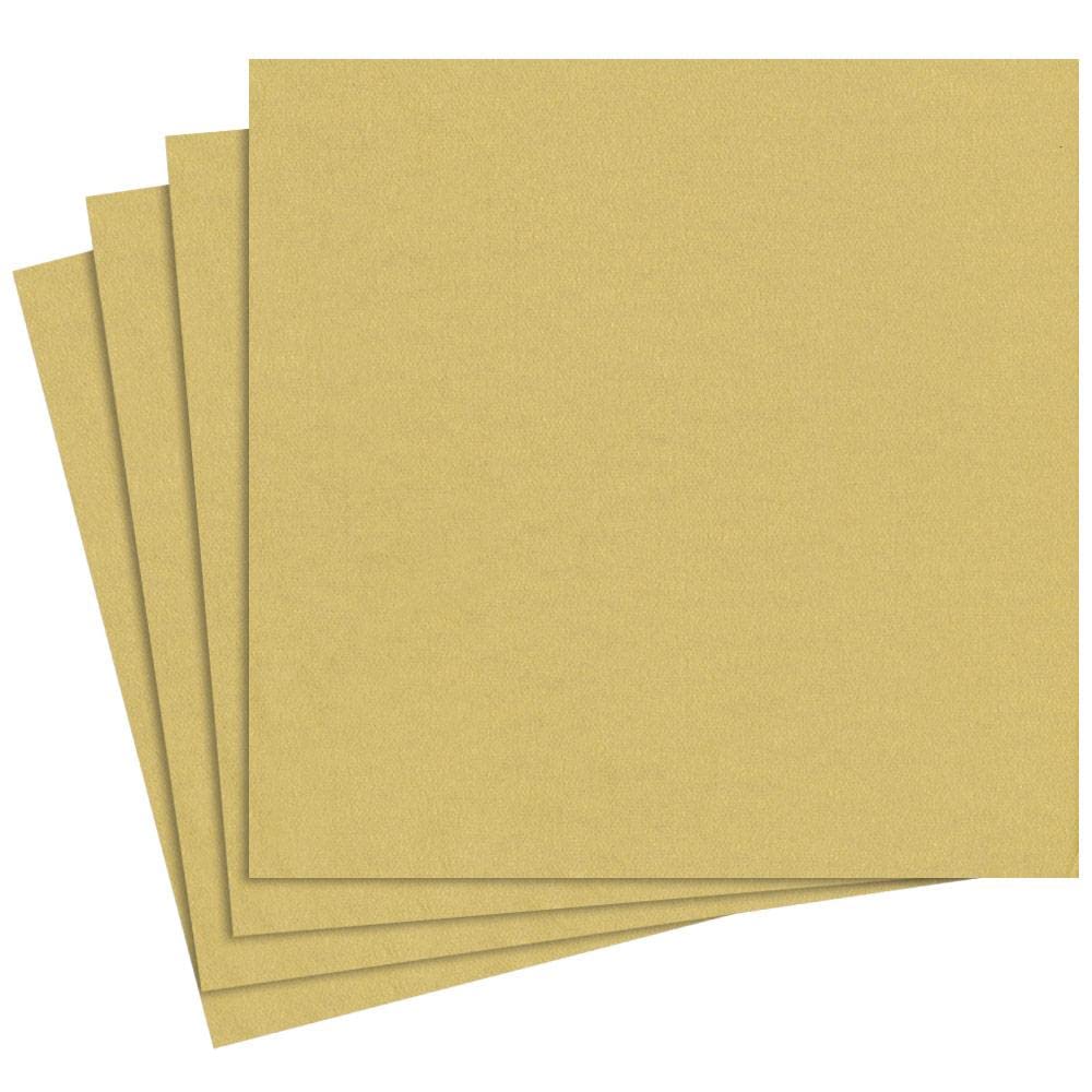Entertaining with Caspari 112DG Paper Linen Palette Collection Dinner Napkins, Pack of 12, Gold