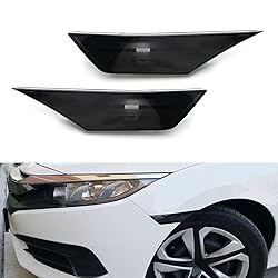 iJDMTOY JDM Black Smoked Lens Front Side Marker