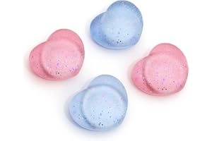 JINGDU Thumb Grip Caps for Switch Joy-Con, Cute Silicone Joystick Cap Covers Accessories Compatible with Switch/OLED/Lite JoyController, 4PCS Heart