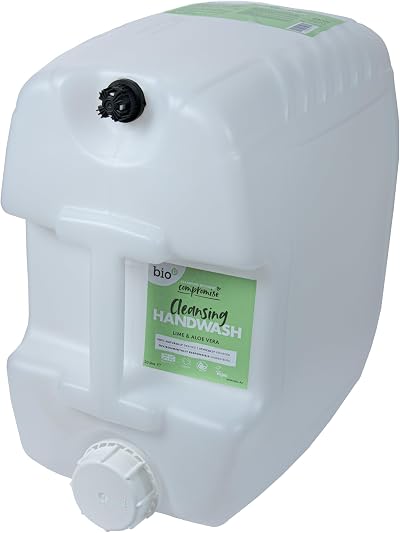 Bio-D Anti Bacterial Lime Aloe Vera Hand Wash 20L Fragrance Free Vegan Cruelty