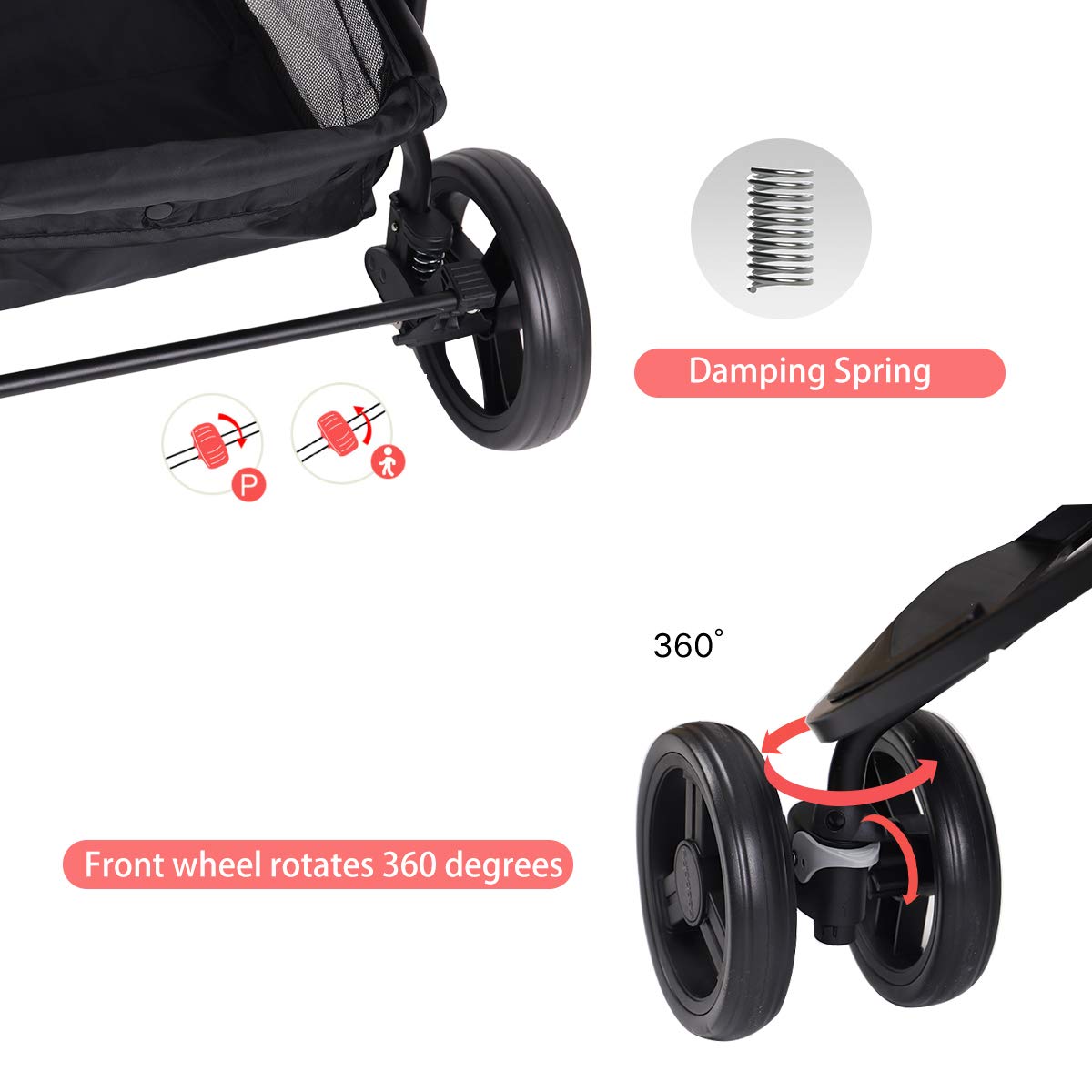 springbuds baby stroller
