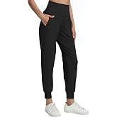 zsenoxaxi Womens Joggers with Zipper Pockets Lightweight Workout | Athletic Tapered Pants for Travel Gym Lounge