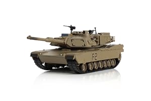 SEBUNAS 1/72 Scale M1A2 Abrams Military Heavy Tank Model Classic Morden U.S. Diecast Vehicle Tank Model with Transparent Stor