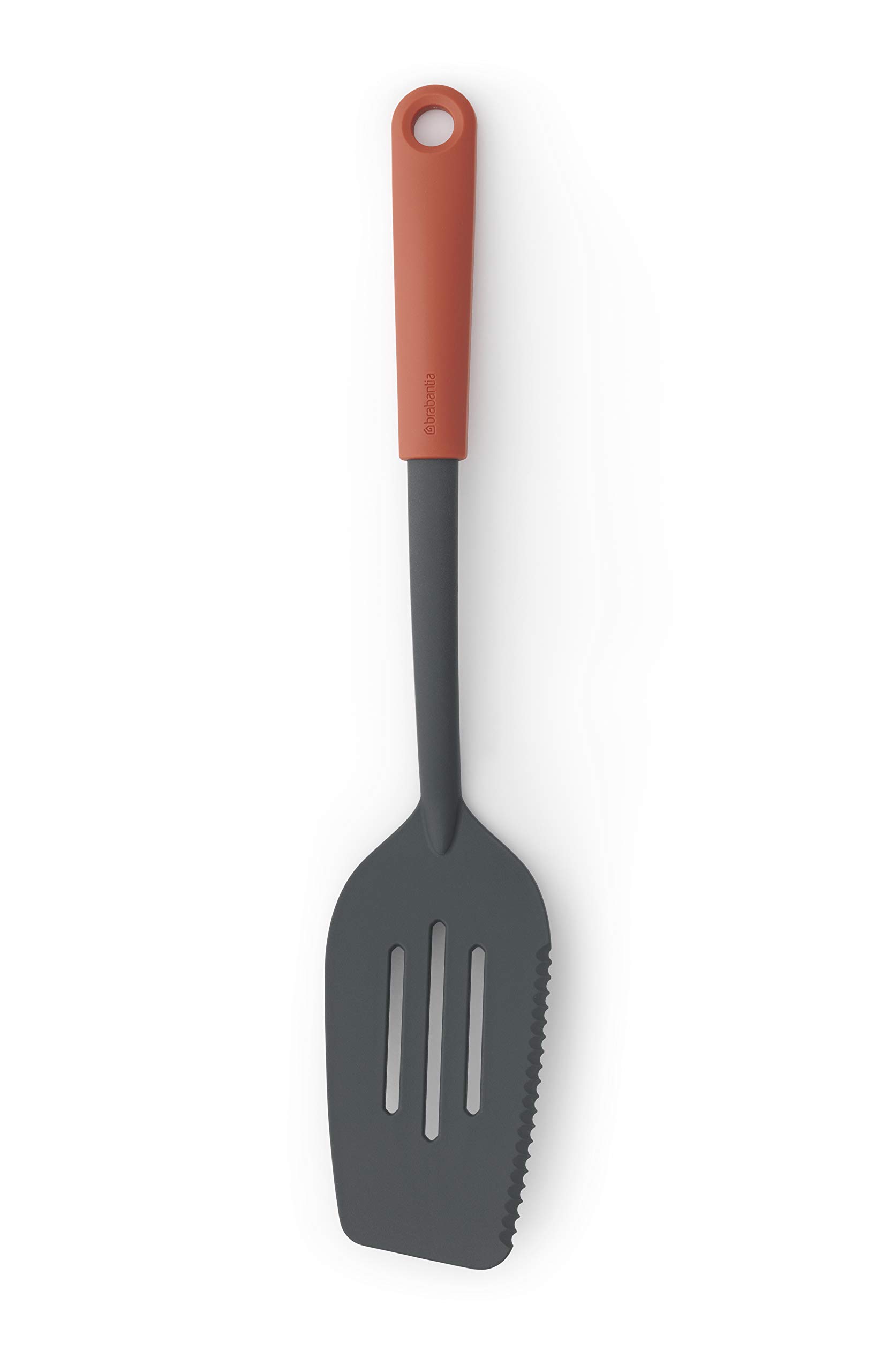 Brabantia 122804 Tasty+ Spatula Plus Cutting Edge, Terracotta Pink