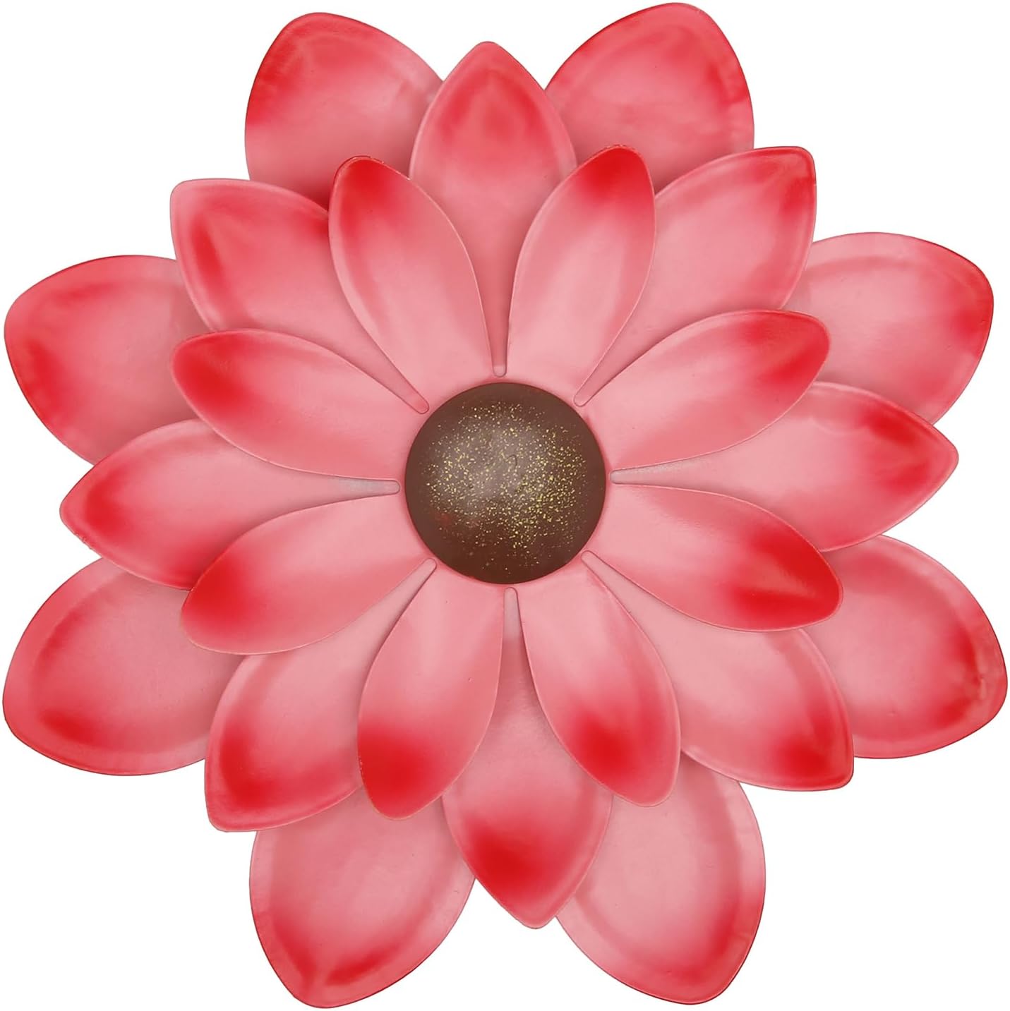 Plaques & Wall Art - Metal Pink Succulent Wall Decor,3D Metal Wall Art Succulent Plants Sculptures Decorations,7.8 Inch Easy Hanging Succulent Wall Art for Indoor and Outdoor