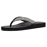 EQUICK Women's Flip Flops Arch Support Yago Mat