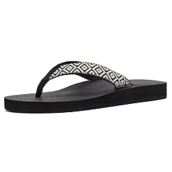 EQUICK Women's Flip Flops Arch Support Yago Mat