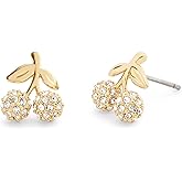 COACH Jewelry Women's Pavé Icons Cherry Stud Earrings
