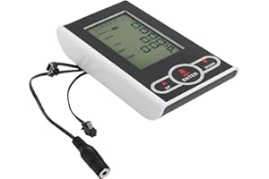 Exercise Bike Computer Monitor for Stationary Bike Elliptical Machine Time Speed Calories Tracking Accessory with Speedometer