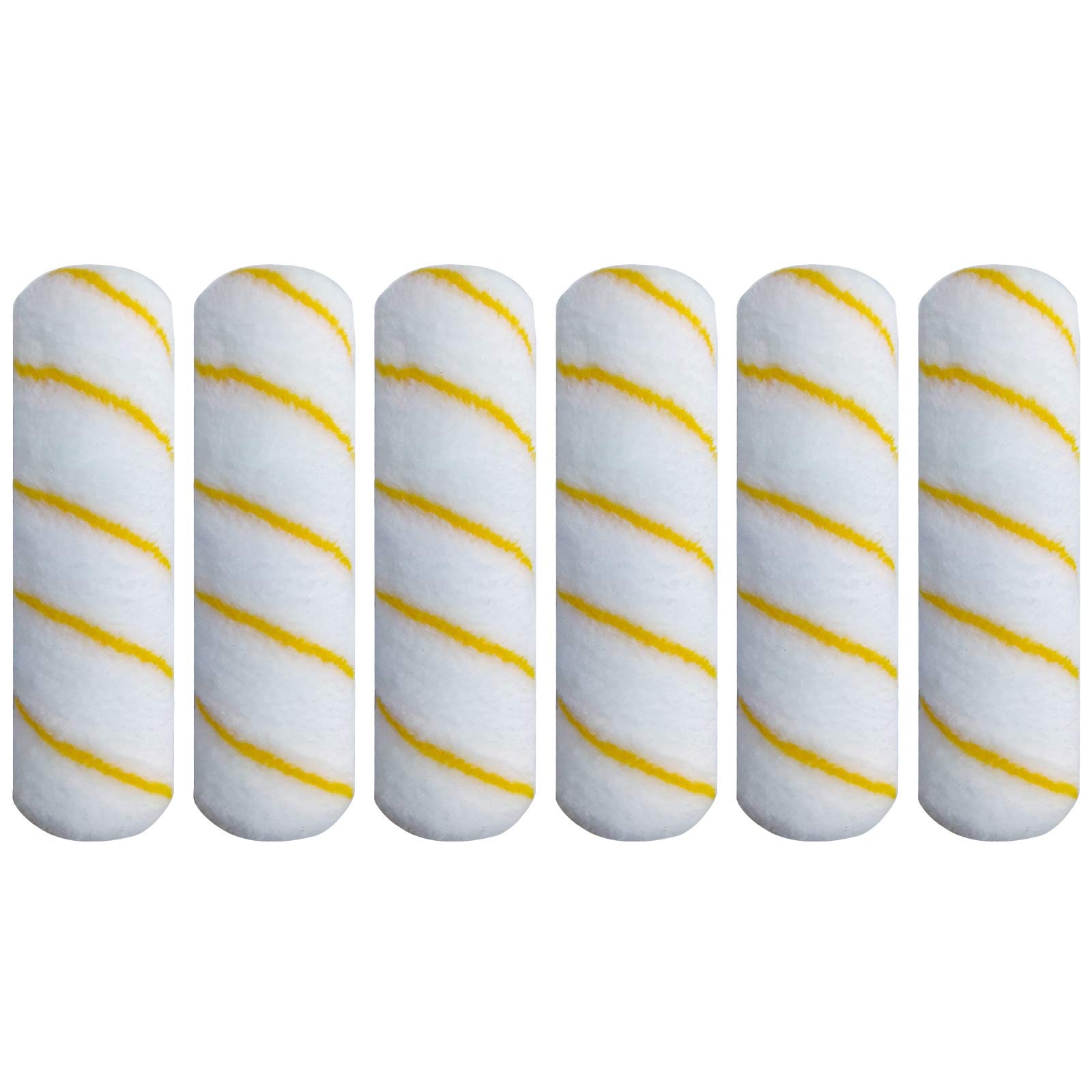 Paint Roller Sleeves 9 inch Pack of 6 Roller Covers for Paint Roller Set, Walls & Ceilings House Painting Supplies, Paint Roller Pile Refills