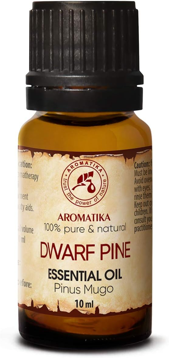 Pine Essential Oil 10ml - Draft Pine - Pinus Mugo - Austria - 100% Pure & Natural Pine Essential Oils - for Bath - Sauna - Aromatherapy