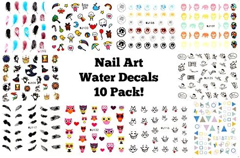 Buddha Bath 10 Pack of Premium Nail Stickers