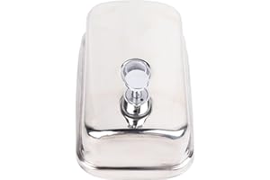 Yosoo Stainless Steel, Wall Mount Holder 500ml Capacity with Cream Dispenser for Bathroom, Kitchen