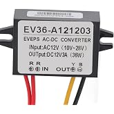 KooingTech AC to DC Rectifier AC10-28v DC12v AC to DC Converter 1PCS | for Vehicle Screen, Surveillance Camera, Fan, Water Pump, Motor, Router (3A)