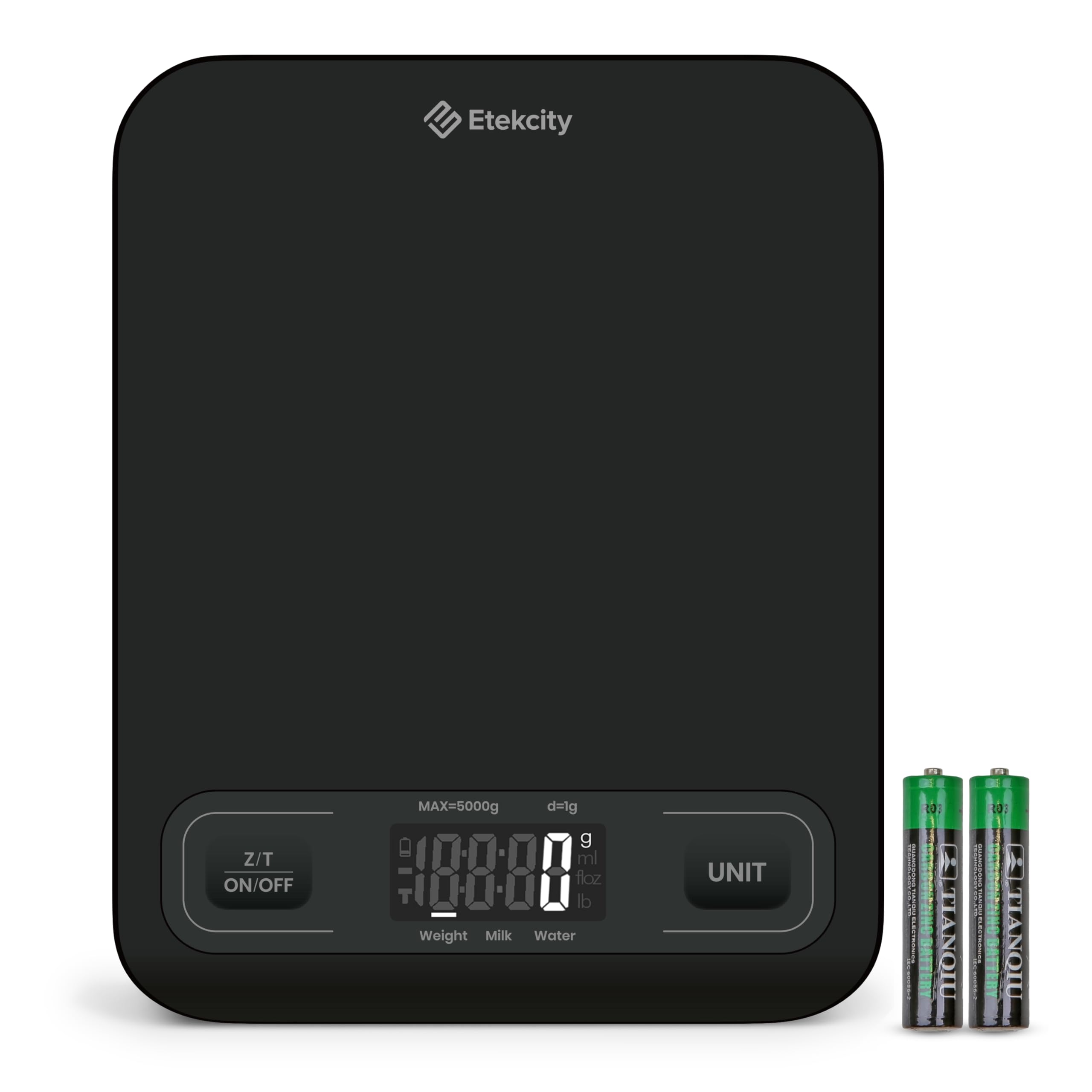Etekcity Kitchen Scales, Accuracy up to 1 g, Digital Kitchen Scales with LCD Display, Improved Buttons, Tare Function, Kitchen Scale for Weighing Liquids and Jewellery
