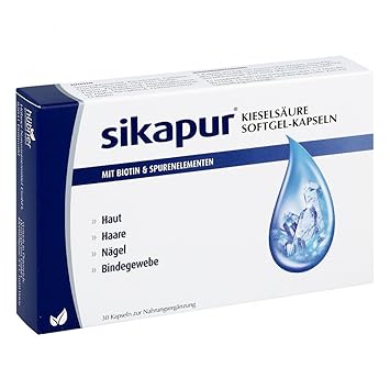 Sikapur Kieselsäure Softgel Kapseln mit Biotin 30 stk