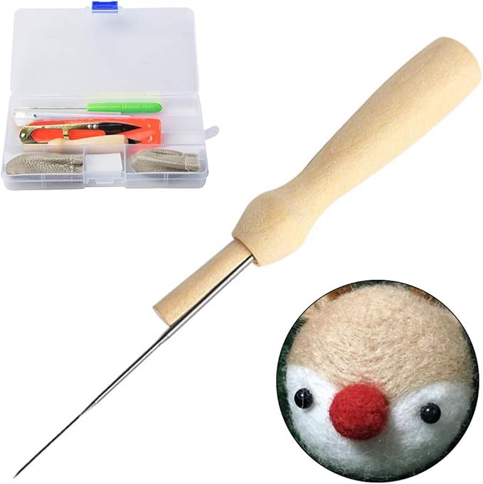 Xuccus Needle Felting kit 36/50 Colors Wool Fibre Roving