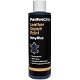 Furniture Clinic Leather Repair Paint | 2-in-1 Seal and Color | Use on Scratches, Tears, and Holes in Car Seats, Furniture | Quick and Easy Leather Repair Kit for Furniture (Navy Blue, 250ml / 8.5oz)