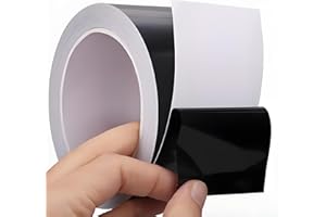 ANGKEEL Blackout Tape 2inch x 66 Feet Light Blocking Sticker 100% Full Black Out Masking Tape for Electronics, Cover LED Indicator, Shielding Glare, Window Shading, Lamp Strips Shade, Backlight Sheet Dimming