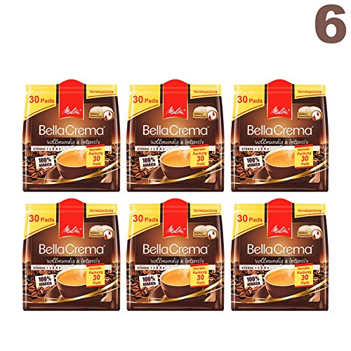 Melitta BellaCrema 6x 30 Kaffeepads á 201g, vollmundig & intensiv (1206g) - 100% Arabica – Bild 3