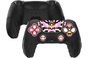 PlayVital Magic Wings Protective Silicone Cover Skin for ps5 Controller – Soft Anti-Slip Grip Protector Case for ps5 Controll