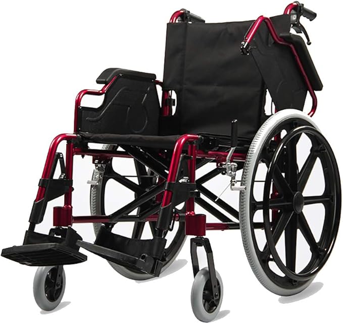 Nayayar Aluminum Alloy Wheelchair, UltraLight Folding Wheelchair, Old