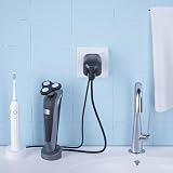 LENCENT 2 Pin to 3 Pin UK Fuse Adaptor Plug 10A Shaver Toothbrush view 7