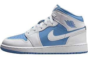 AIR JORDAN 1 MID (GS) "BLACK/VARSITY RED-SUMMIT WHITE"