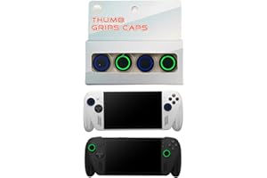 Thumb Grips for ASUS ROG Xbox Ally/Ally X, FJIASTB Kids-Friendly Soft Silicone Caps, 4-Pack (Blue)