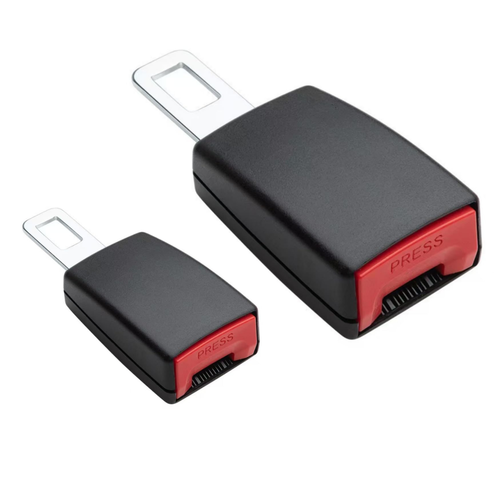 Solivaga Soft Auto Seat Belt Cover Seatbelt Shoulder Pad,2PCS Seat Buckle Belt Extenders Button