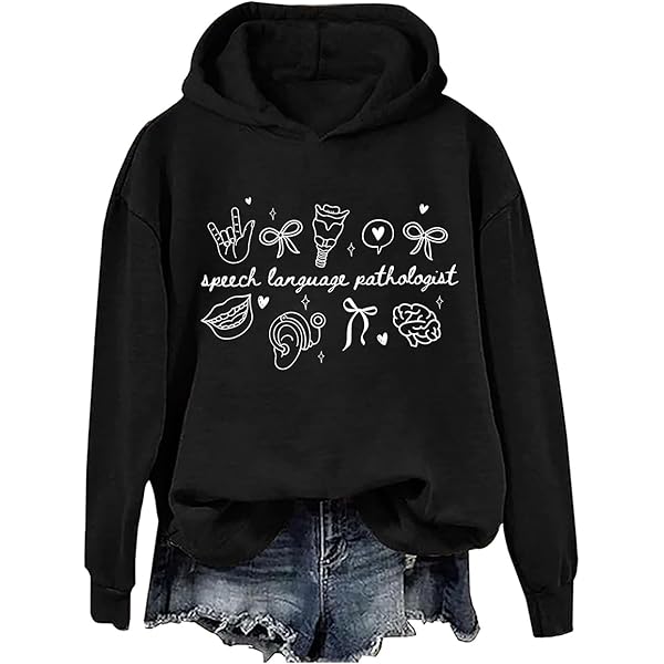 Speech Therapy Language Pathologist Mental Slp Women Hoodie - DE