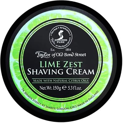Taylor of Old Bond Street Shaving Cream Lime Zest 150g Pot
