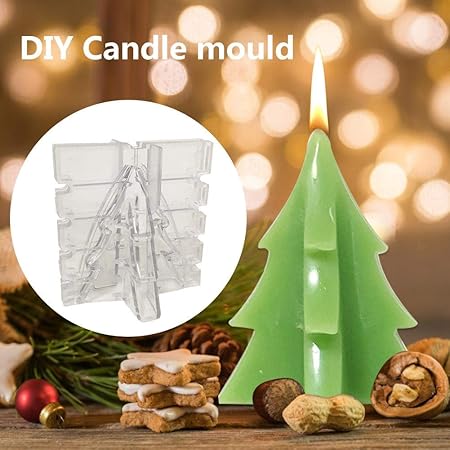 Albero Di Natale Con Fondi Bottiglie Di Plastica.Hedear Stampo Per Candele Per Albero Di Natale Forma A Croce Fai Da Te Con Viti Candela Per Alberi Di Natale Stampo In Plastica Strumenti Di Decorazione Strumenti Di Cottura Stampo Artigianale Amazon It Casa