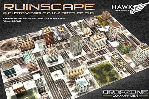 Dropzone Commander Ruinscape Card Scenery Set DZC 99005 by Hawk Wargames