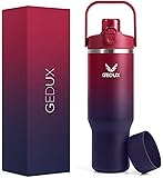 32 oz Gradient Blue Stainless Steel Tumbler with
