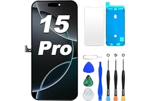 DIGI4U LCD for iPhone 15 Pro Screen Replacement, 6.1''[3D Touch][Small Notch] Screen for iPhone 15 Pro Display Digitizer Assembly, with Repair Tools for iPhone 15 Pro LCD