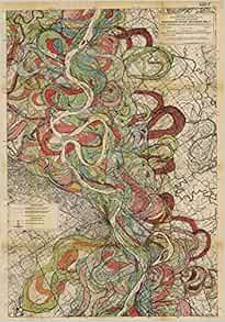 Mississippi River Meander Map Sheet 6 Map 1944 Mississippi River Meander Belt Alluvial Valley Harold Fisk  (3 Sizes) (23"X33"): 7449940151244: Books