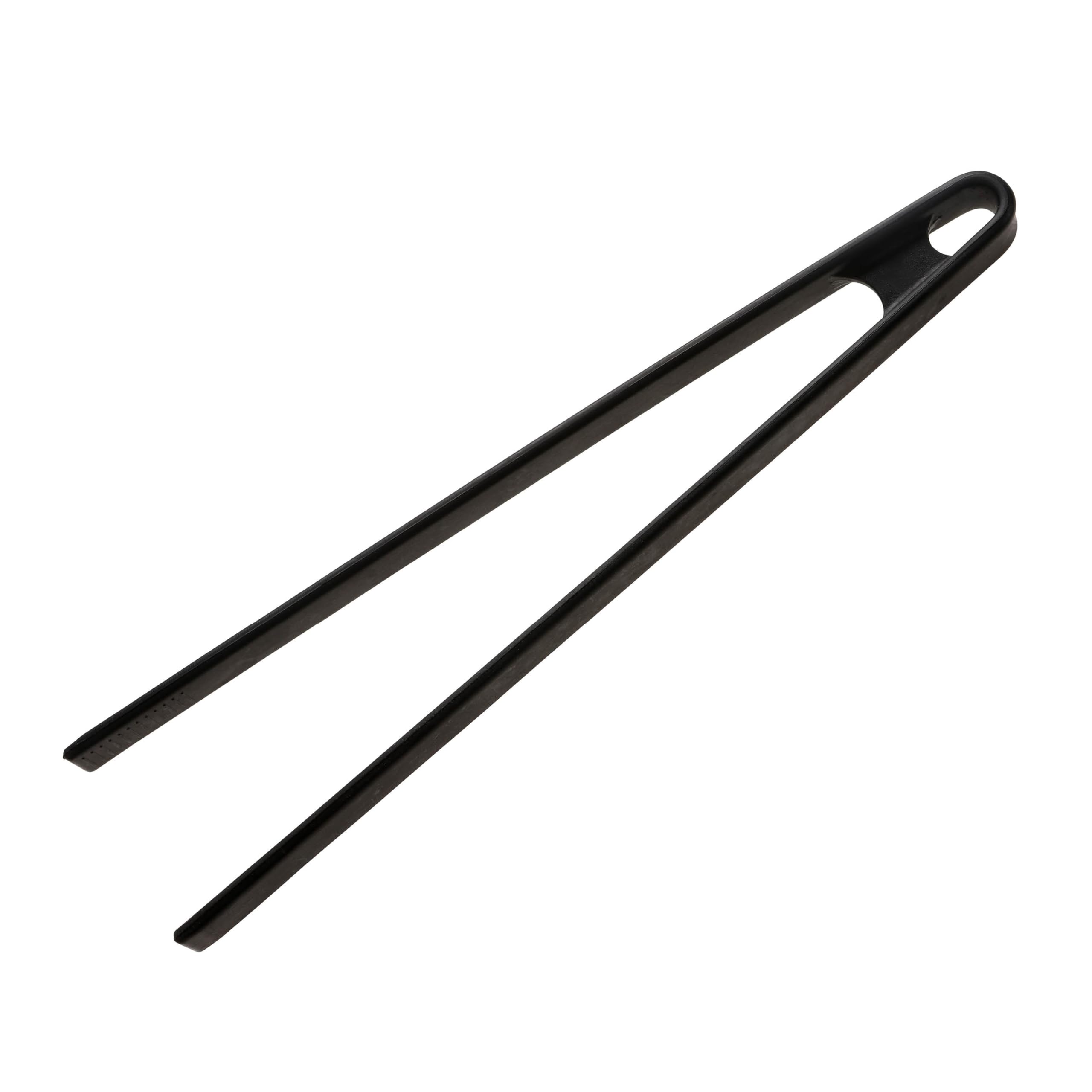Wiltshire Silicone Kitchen Tongs 29cm, Cooking & Serving Tongs, Salad & BBQ Tongs, Heat-Resistant Utensil, Non-Stick, Non-Scratch, Midnight Black, 29x6.3x1.5cm